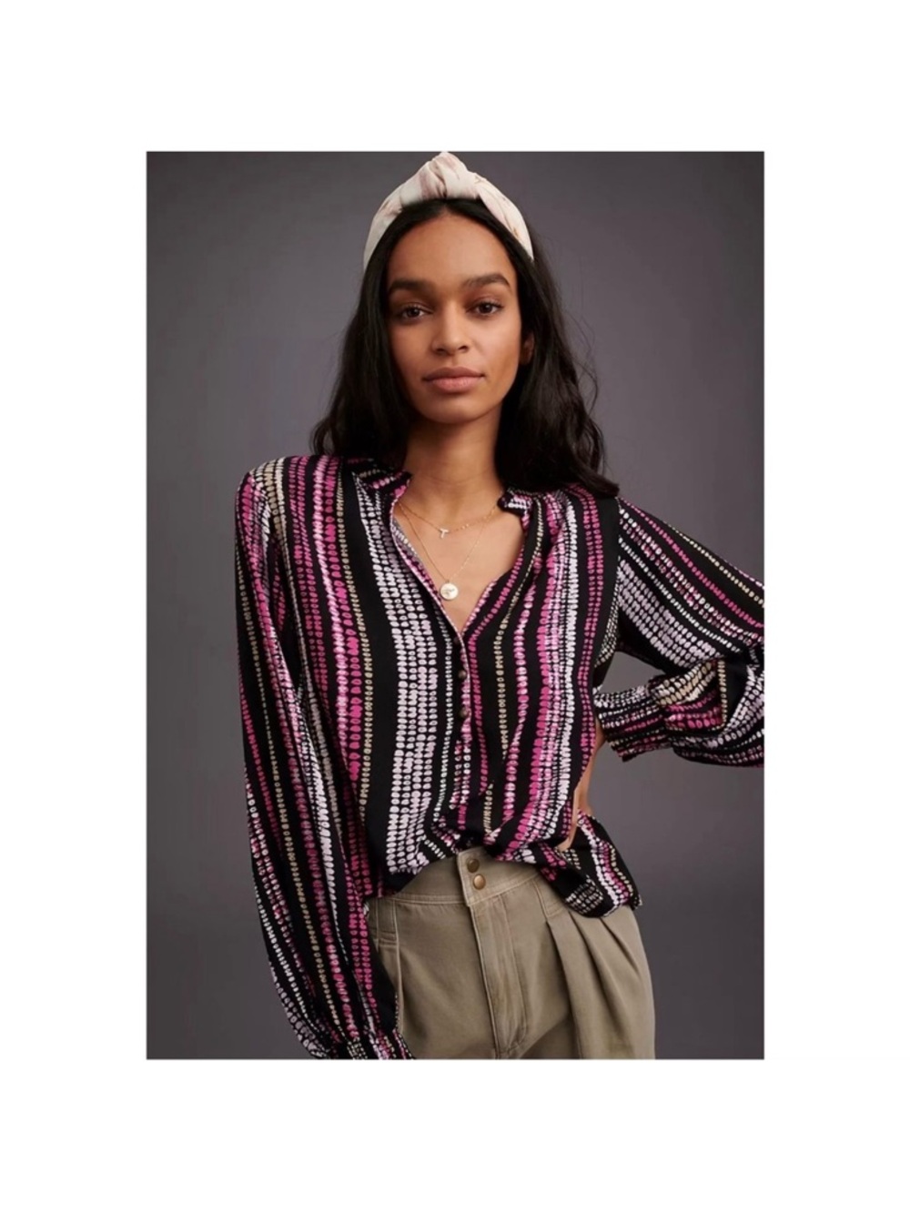 Maeve Anthropologie Colette peasant top extra small